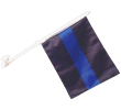 [Thin Blue Line Car Flag]