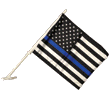 [Thin Blue Line US Car Flag]
