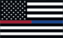 [Thin Red/Blue Line U.S. Flag]