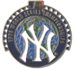 [1998 World Series Champs Globe Yankees Pin]