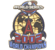 [2002 World Series Champs Globe Angels Pin]
