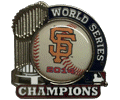 [2014 World Series Champs Trophy Giants Pin]