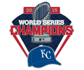 [2015 World Series Champs Trophy Royals Pin]