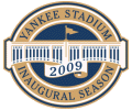 2009 Yankees Stadium Inaugural Season pin