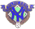 Yankees Wreath Pin