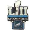 Super Bowl 52 Champion Eagles Trophy Pin