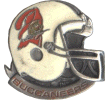 Buccaneers Helmet Pin