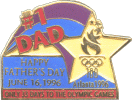 Olympics Father's Day Star pin