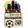 [World Cup '94 Detroit Host City Large Pin]