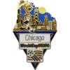 [World Cup '94 Chicago Host City Mascot Pin]