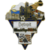 [World Cup '94 Detroit Host City Mascot Pin]