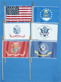 Plastic Military Flags