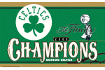 [2008 NBA Finals Champs Boston Celtics Flag]