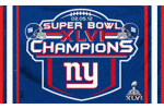 [Super Bowl 46 Champs Giants Flag]