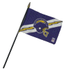 [Chargers Stick Flag]