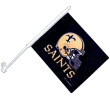 [Saints Car Flag]