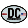 [District of Columbia Oval Reflective Decal]