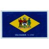 [Delaware Flag Reflective Decal]