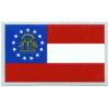 [Georgia Flag Reflective Decal]