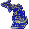 [Michigan State Shape Magnet]