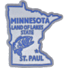 [Minnesota State Shape Magnet]