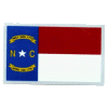 [North Carolina Flag Reflective Decal]