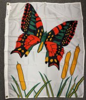34x44 inch Butterfly decorative flag 