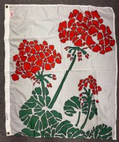 34x44 inch Geranium decorative flag 