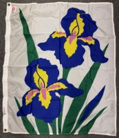 34x44 inch Iris decorative flag 