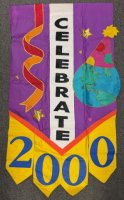 28x44 inch Class of 2000 decorative flag 