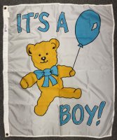 34x44 inch It's A Boy Balloon decorative flag 