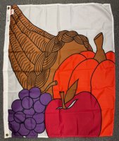 34x44 inch Cornucopia decorative flag 