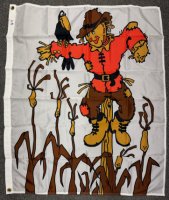 34x44 inch Scarecrow decorative flag 