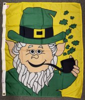 34x44 inch Leprechaun decorative flag 