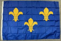 4x6' France Fleur-de-Lis 3 Blue nylon flag 