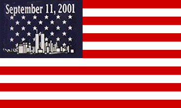 9/11 memorial flag