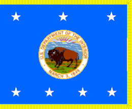 indoor flag - US Secretary of the Interior